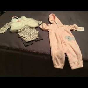 Two new new born outfits